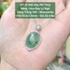 Mặt Dây Phỉ Thúy  Băng - Hoa Bay Lý Ngò VT14K - Moissanite  ~14x18,6x7,5mm 127.16
