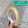 Vòng Hẹ Ngọc Tuỷ Chalcedony Đốm Đỏ Cam ~52,6x11,5x7,5mm 90.23