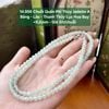 14.956 Chuỗi Quấn Phỉ Thúy Jadeite A Băng - Lão - Thanh Thủy Lục Hoa Bay ~5,2mm
