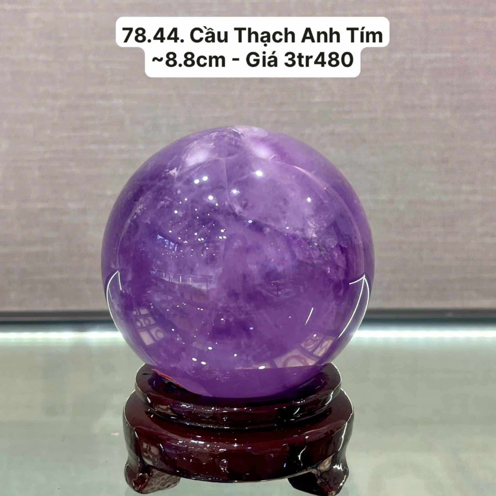 78.44. Cầu Thạch Anh Tím ~8.8cm