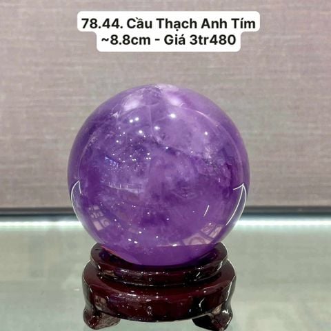 78.44. Cầu Thạch Anh Tím ~8.8cm