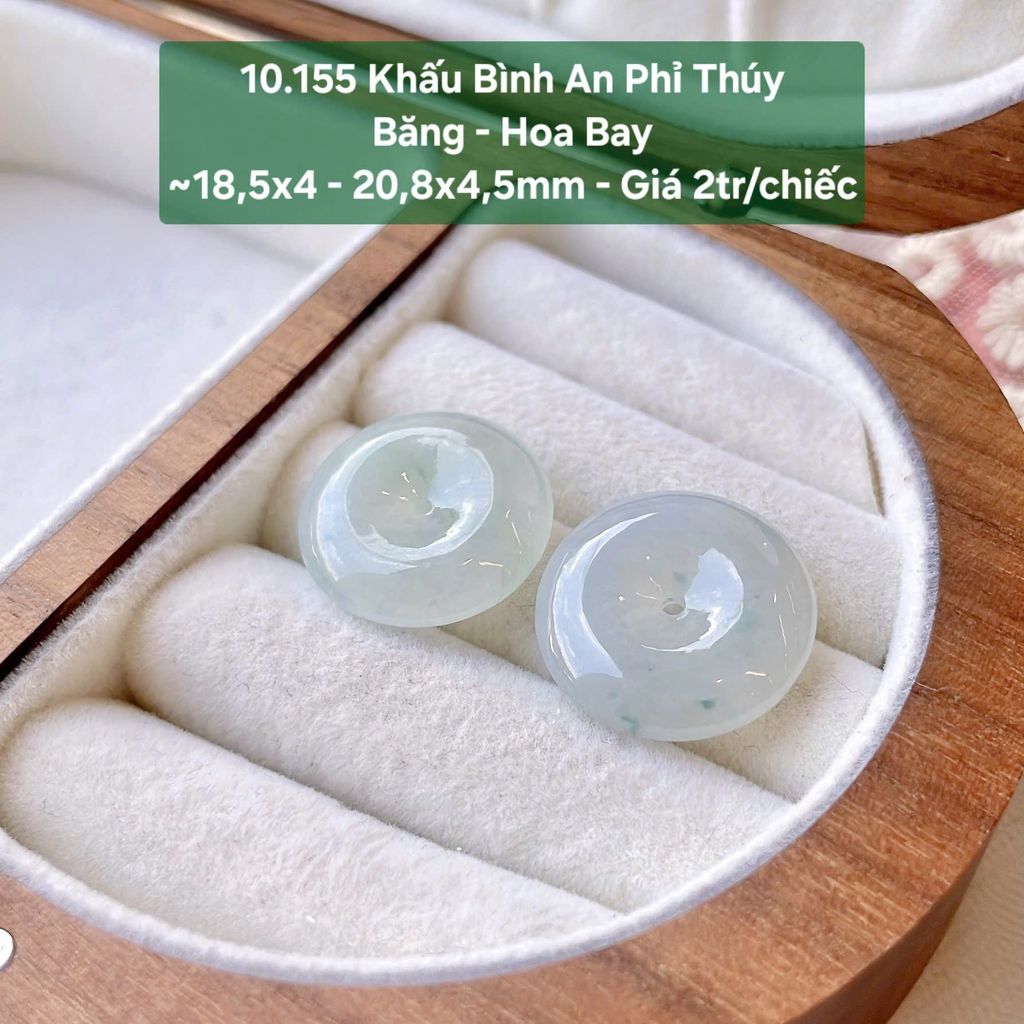 Khấu Bình An Phỉ Thúy Băng - Hoa Bay 10.155