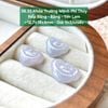 Khoá Trường Mệnh Phỉ Thuý Nếp Băng - Băng - Tím Lam ~12.7x19x4mm - 38.33