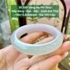 Vòng Hẹ Phỉ Thúy Nếp Băng Keo Mịn Xuân Đới Thái ~58x13,6x9,6mm 26.136*