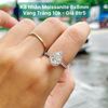 Nhẫn Moissanite 6x8mm VT 10k K8