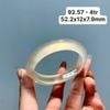 Vòng Hẹ Mã Não Chalcedony Vàng Hoàng Kim Ni 52.2mm 92.57
