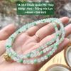 Chuỗi Quấn Phỉ Thúy Băng - Keo - Trắng mix Lục ~4mm 14.384