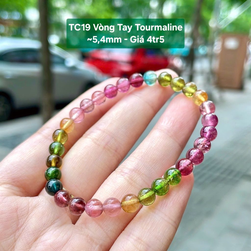 Vòng Tay Tourmaline ~5.4mm - TC19