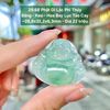 Phật Di Lặc Phỉ Thúy  Băng - Keo - Hoa Bay Lục Táo Cay  ~28,8x32,2x6,3mm 29.68