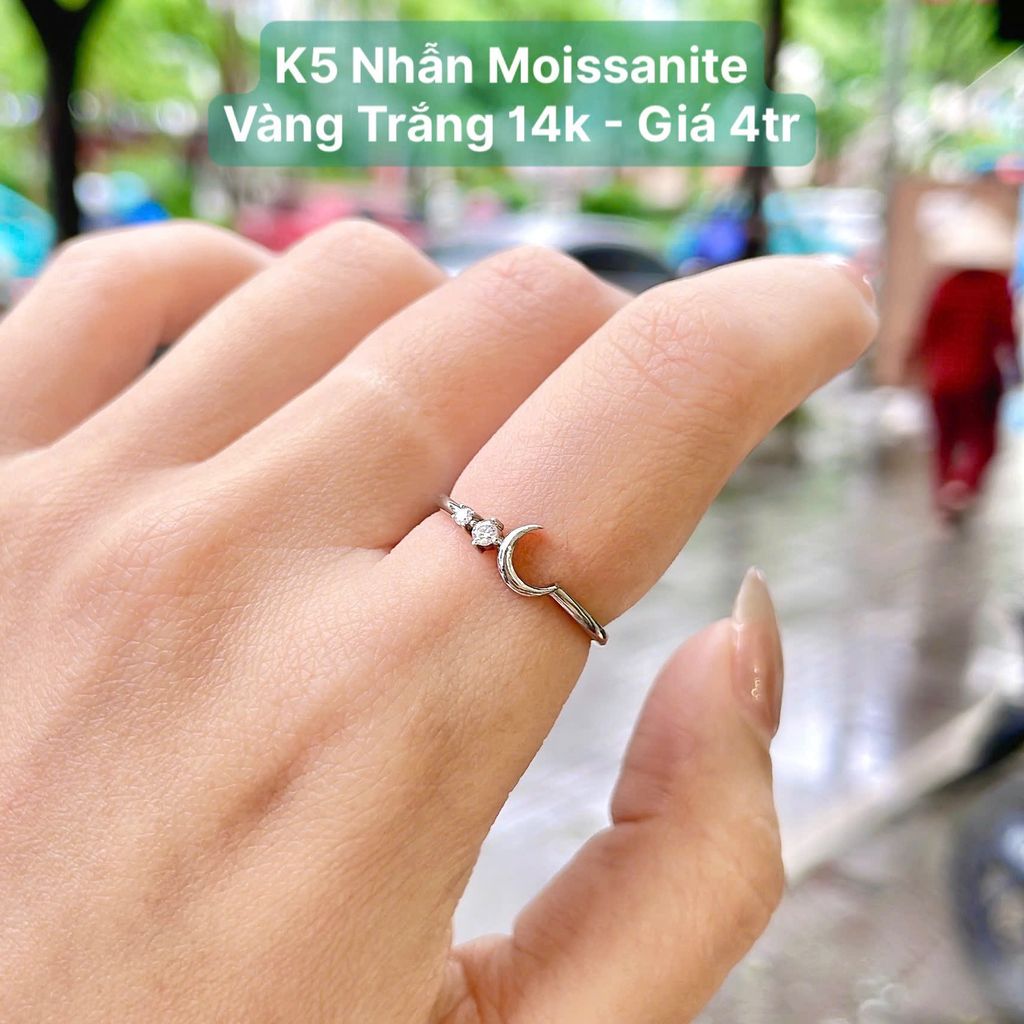 Nhẫn Moissanite  VT 14k K5