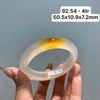 Vòng Hẹ Mã Não Chalcedony Đốm Đỏ Cam Ni 50.5mm 92.54