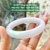 Vòng Hẹ Phỉ Thúy Nếp Hóa – Mịn – Xuân Đới Thái ~57x13,4x8,8mm 26.197*