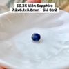 Viên Sapphire  7.2x6.1x3.8mm 50.35