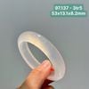 Vòng Hẹ Mã Não Chalcedony Bạch Nguyệt Quang ~53x13.1x8.2mm - 97.137