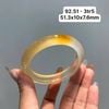 Vòng Hẹ Mã Não Chalcedony Đốm Đỏ Cam Ni 51.3mm 92.51
