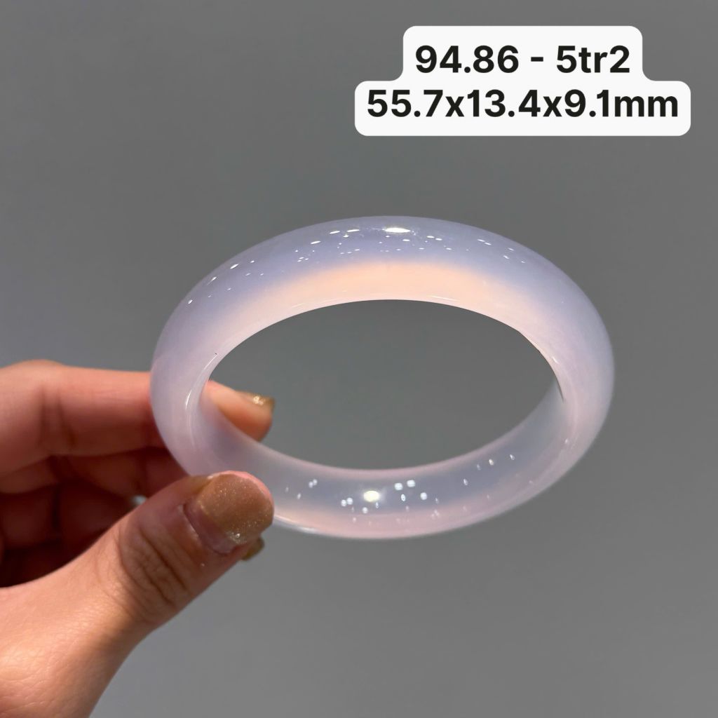 Vòng Ngọc Tuỷ Chalcedony Tử La Lan 94.86