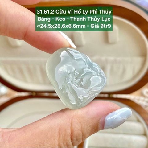 Cửu Vĩ Hồ Ly Phỉ Thúy  Băng - Keo - Thanh Thủy Lục - 31.61.2