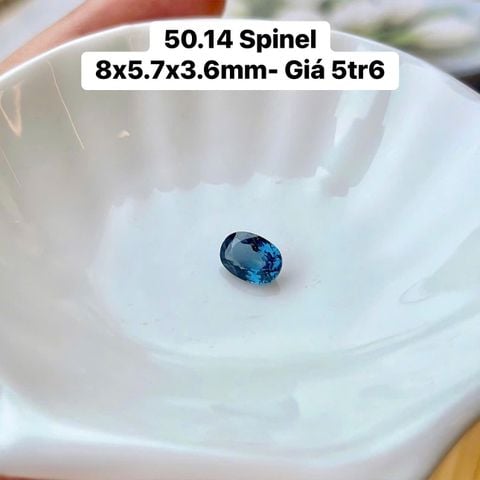 Spinel xanh  8x5.7x3.6mm 50.14