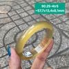 Vòng Hẹ Ngọc Tuỷ Chalcedony Đốm Đỏ Cam ~57,7x13,4x8,1mm 90.25