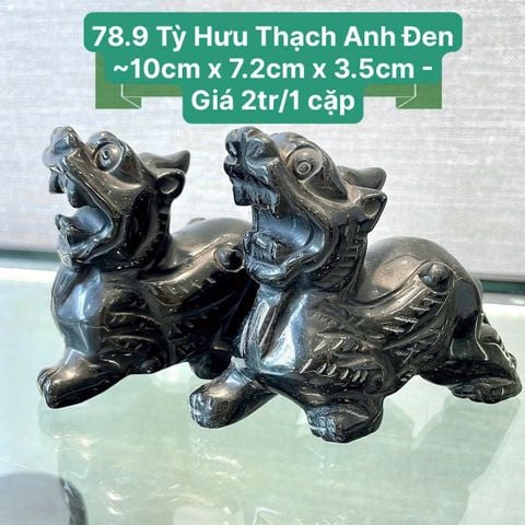 Tỳ Hưu Obsidian 7.3x9.8x3.7 78.9
