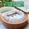 Vòng Tay Lu Thống Phỉ Thuý Nếp Mịn - Nếp Hoá - Trắng Phớt Tím ~11.4mm 14.182