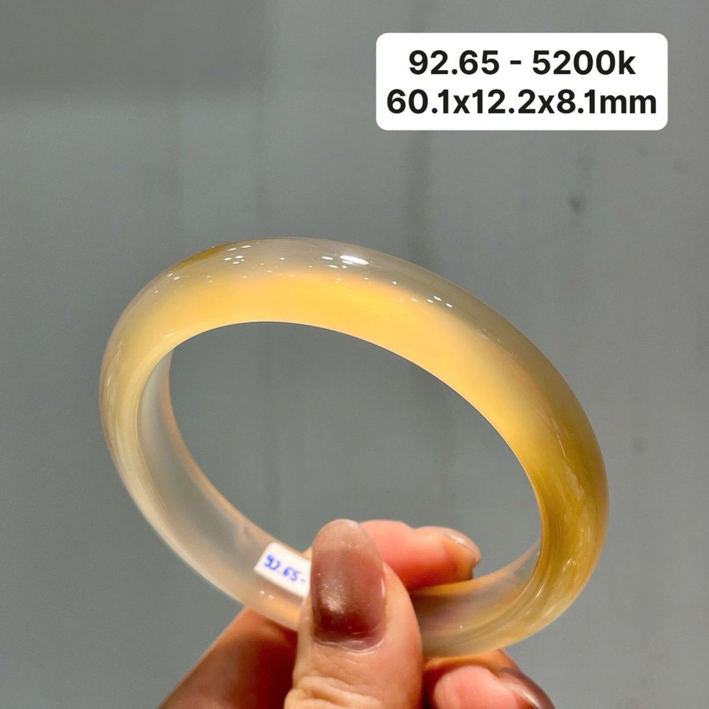 Vòng Ngọc Tuỷ Chalcedony Hoàng Kim 92.65