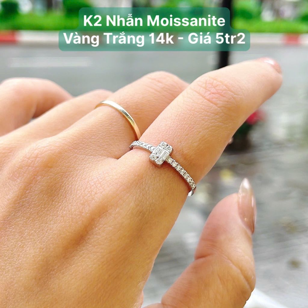 Nhẫn Moissanite  VT14K K2