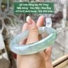 Vòng Hẹ Phỉ Thúy Nếp Băng - Keo Mịn - Hoa Bay ~57,1x12,9x9,5mm 26.346