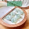 Khấu Bình An Phỉ Thúy  Nếp Hóa - Hoa Bay Lục Ngọt ~18,8x5,6mm 10.88
