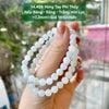 Vòng Tay Phỉ Thúy  Nếp Băng - Băng - Trắng mix Lục  ~7,2mm 14.499