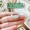 Nhẫn Ngọc Phỉ Thúy  Băng - Trắng phớt Lam  ~17,1x5x3,5mm 5.112.1