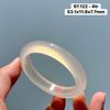 Vòng Hẹ Mã Não Chalcedony Bạch Nguyệt Quang ~53.1x11.6x7.7mm - 97.122