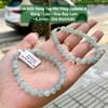 14.920 Vòng Tay Phỉ Thuý Jadeite A - Băng - Lão- Hoa Bay Lam ~6,2mm