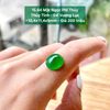 Mặt Ngọc Phỉ Thúy  Thủy Tinh - Đế Vương Lục  ~10,4x11,4x5mm 15.84
