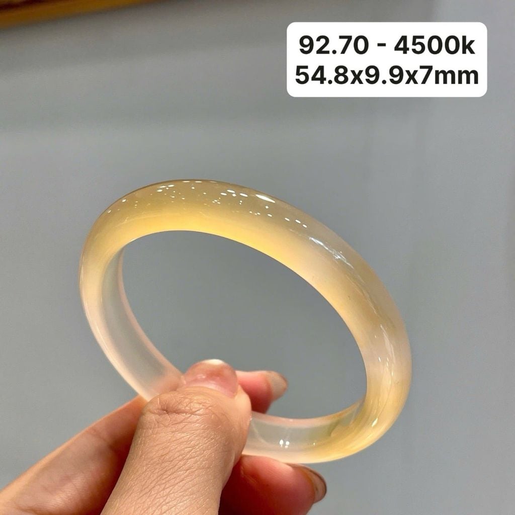 Vòng Ngọc Tuỷ Chalcedony Hoàng Kim 92.70