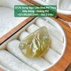 Song Ngư Liên Hoa Phỉ Thuý Nếp Băng - Hoàng Phỉ ~27x39.2x5.2mm 37.76