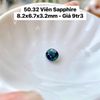 Viên Sapphire  8.2x6.7x3.2mm 50.32