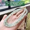 14.881 Chuỗi Quấn Phỉ Thuý Jadeite A - Nếp Hoá - Nếp Băng - Hoa Bay ~7,2mm