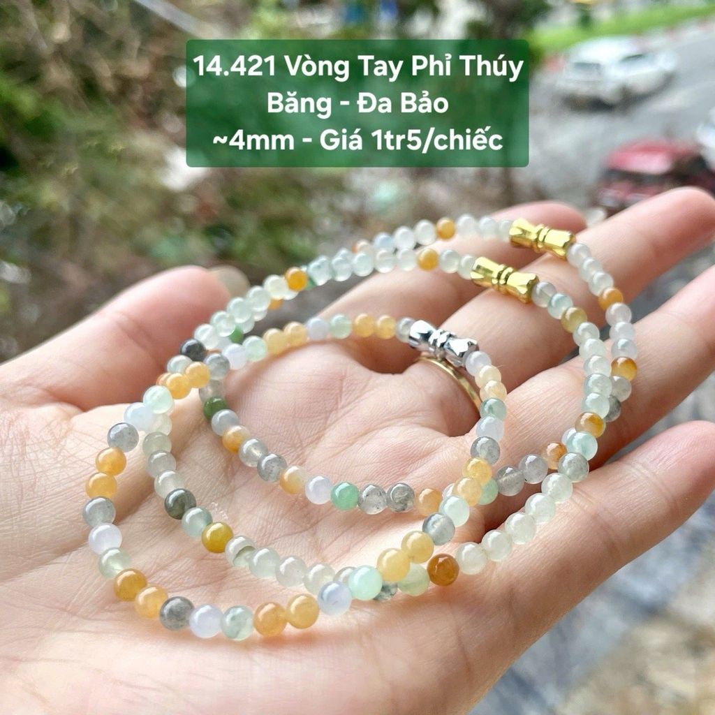 Vòng Tay Phỉ Thúy  Băng - Đa Bảo 14.421