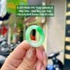 5.201 Nhẫn Phỉ Thuý Jadeite A - Nếp Hoá - Hoa Bay Lục Cay ~18,5x5,8x4,5mm