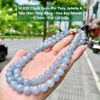 14.832 Chuỗi Quấn Phỉ Thuý Jadeite A - Nếp Hoá - Nếp Băng - Hoa Bay Monet ~9,1mm
