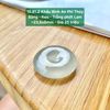 Khấu Bình An Phỉ Thúy  Băng - Keo - Trắng phớt Lam  ~23,8x6mm 10.81.2