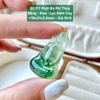 Phật Bà Phỉ Thúy  Băng - Keo - Lục Đậm Cay  ~19x31x3,5mm 30.117