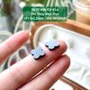 Mặt Cỏ 4 Lá  Phỉ Thúy Mực Dục  ~11,1x2,2mm 16.73