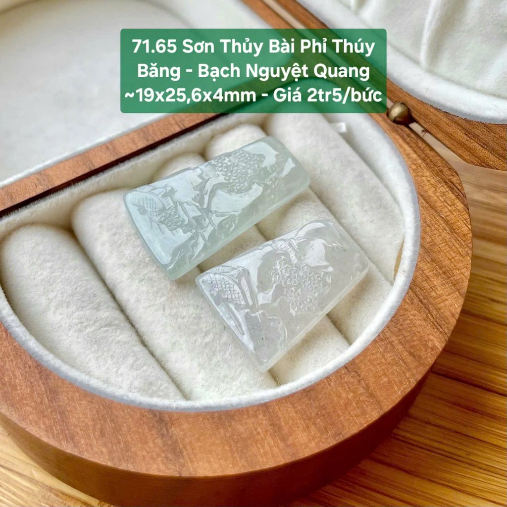 Sơn Thủy Bài Phỉ Thúy  Băng - Bạch Nguyệt Quang - 71.65