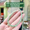 Vòng Tay Phỉ Thúy Jadeite A  Băng - Hoa Bay Lục
