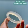 Vòng Hẹ Mã Não Chalcedony Bạch Nguyệt Quang ~52.8x12.2x7.4mm - 97.135