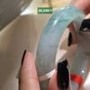 Vòng Hẹ Phỉ Thúy Nếp Băng - Keo Mịn - Hoa Bay ~57,1x12,9x9,5mm 26.346