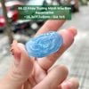Khóa Trường Mệnh Mẫu Đơn Aquamarine  ~28,3x17,5x6mm 66.22