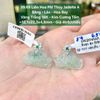 39.69 Liên Hoa Phỉ Thúy Jadeite A Băng - Lão - Hoa Bay VT 18K - KC Tấm ~12,1x22,3x4,8mm